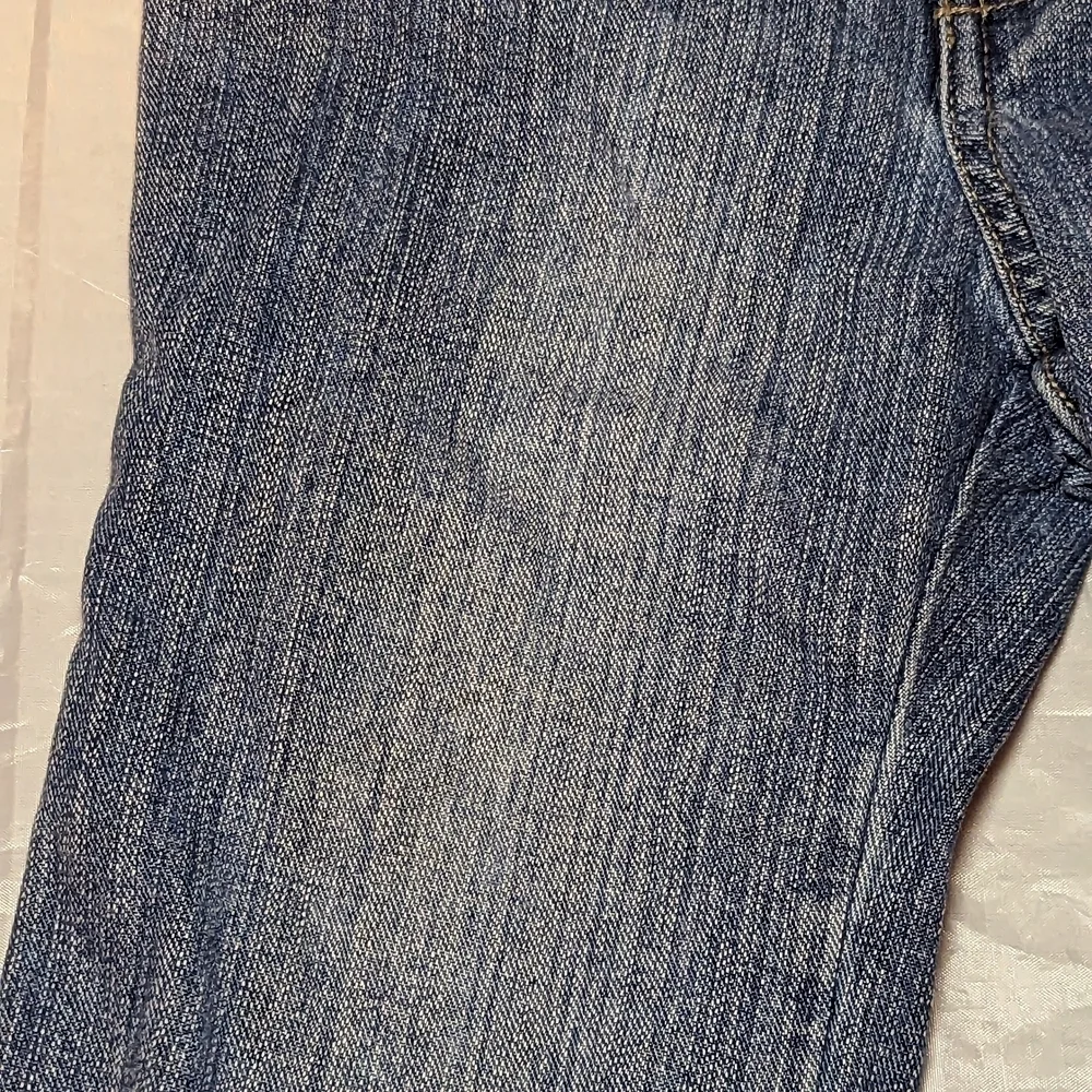 Old Navy Kids Blue Jeans with Snowman Design